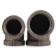 1/2 Inch 4/3 Inch Black 90 degree Malleable Iron Pipe Threaded Elbow For DIY Flange Fittings Bracket