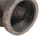 1/2 Inch 4/3 Inch Black 90 degree Malleable Iron Pipe Threaded Elbow For DIY Flange Fittings Bracket