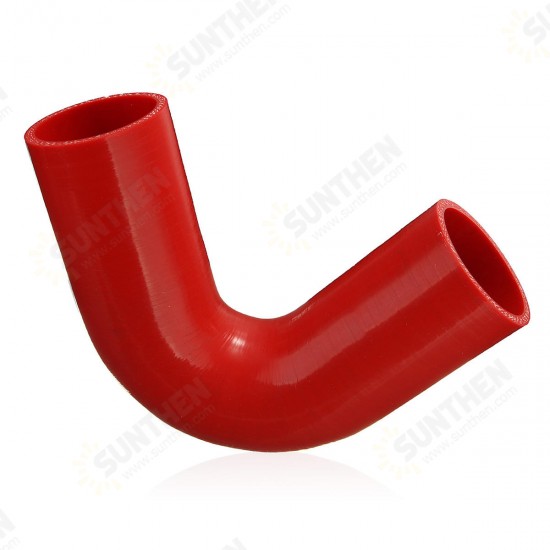 150mm 120 Degree Red Silicone Tube 150mm Length Silicone Vacuum Hose Tubing Turbo Coolant Tube