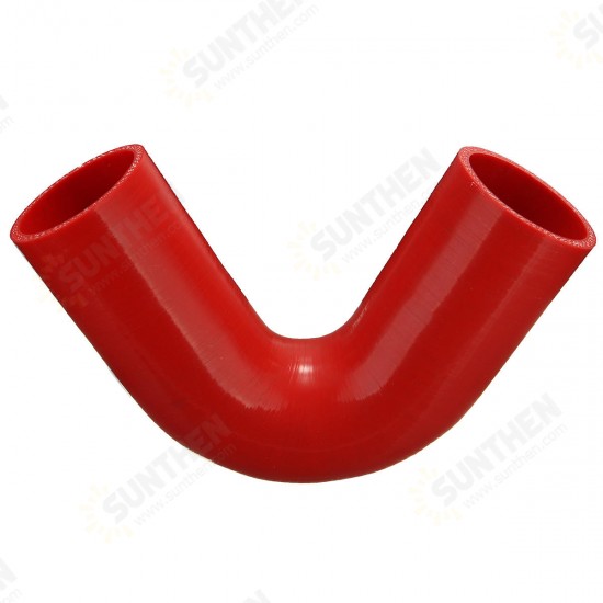 150mm 120 Degree Red Silicone Tube 150mm Length Silicone Vacuum Hose Tubing Turbo Coolant Tube