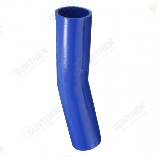 150mm Silicone Hose Rubber 15 Degree Elbow Bend Hose Air Water Coolant Joiner Pipe Tube