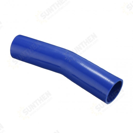 150mm Silicone Hose Rubber 15 Degree Elbow Bend Hose Air Water Coolant Joiner Pipe Tube