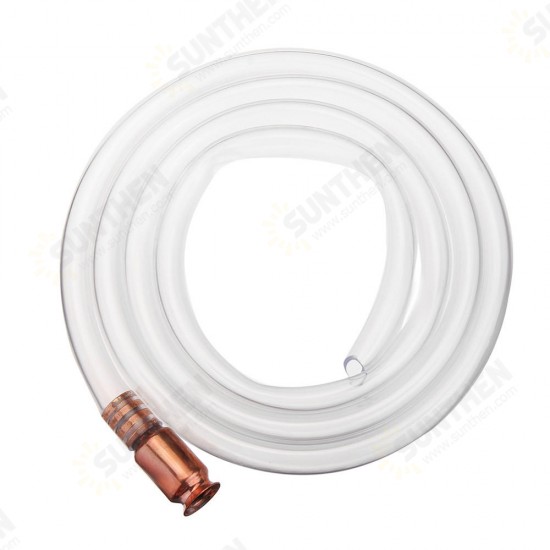 1.92M Shaker Siphon Anti-Static Hose Fuel Hose Silicone Hose Self Priming Tubing Brass Tip