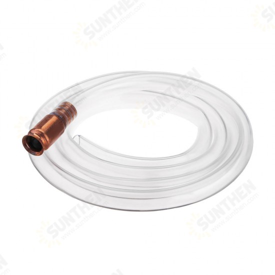 1.92M Shaker Siphon Anti-Static Hose Fuel Hose Silicone Hose Self Priming Tubing Brass Tip