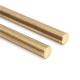 2pcs 150mm x 5mm Brass Rod Bar Hardware Solid Round Rods