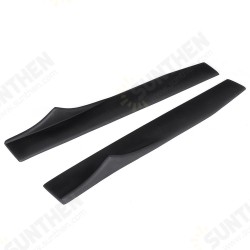 2pcs 88cm Universal Side Skirts Extension Rocker Splitters Winglet Wings Canard Diffuser 2pcs 88cm Universal Side Skirts Extension Rocker Splitters Winglet Wings Canard Diffuser