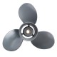 3 Blade Aluminum 12.439 1/4 x 10 Outboard Engine Propeller Prop for Honda 15-20HP