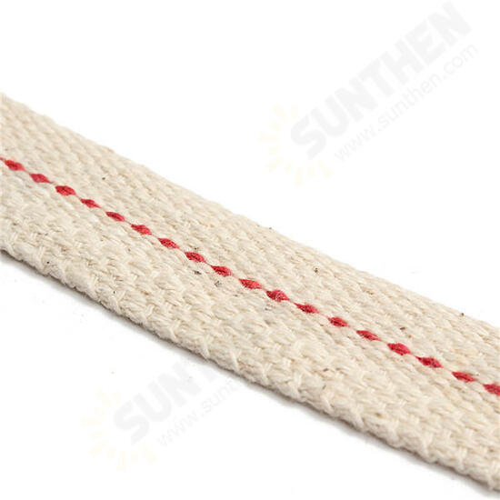 3/4 Inch Flat Cotton Wick 15 Foot Length Wick For Oil Lamps and Lanterns 4.5M