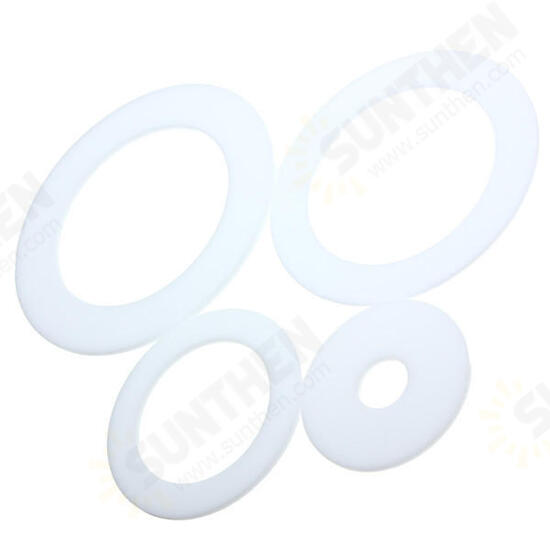 3mm Thick Round White Acrylic Disc Ring Laser Cut Plastic Circles