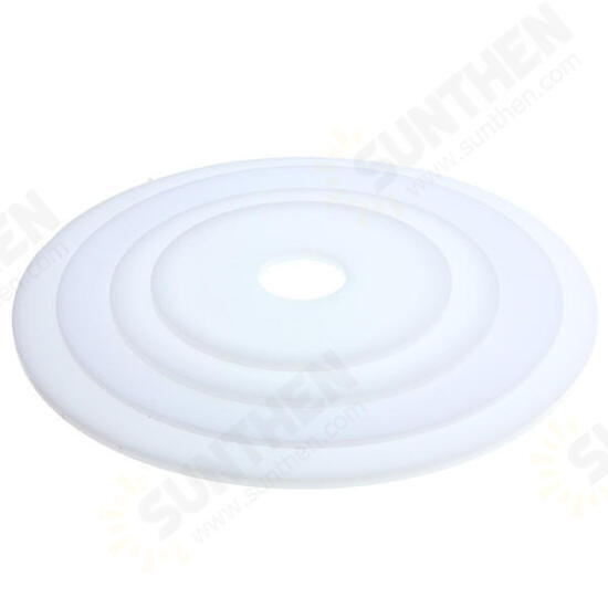 3mm Thick Round White Acrylic Disc Ring Laser Cut Plastic Circles