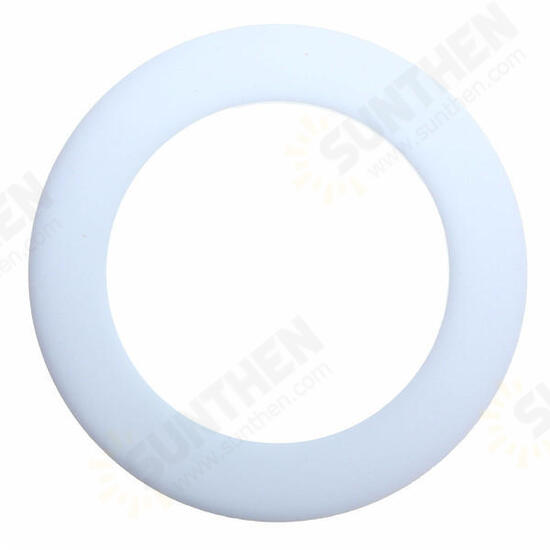 3mm Thick Round White Acrylic Disc Ring Laser Cut Plastic Circles