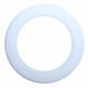 3mm Thick Round White Acrylic Disc Ring Laser Cut Plastic Circles