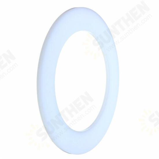 3mm Thick Round White Acrylic Disc Ring Laser Cut Plastic Circles