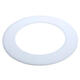 3mm Thick Round White Acrylic Disc Ring Laser Cut Plastic Circles