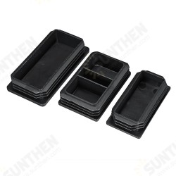 40x80/50x100/50x80mm Rectangle Tubing Blanking Plastic End Cap Cover Pipe Hole Insert Finishing Plug 40x80/50x100/50x80mm Rectangle Tubing Blanking Plastic End Cap Cover Pipe Hole Insert Finishing Plug