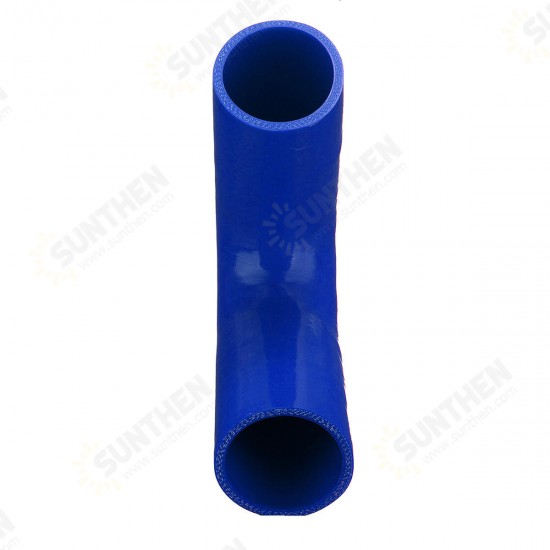 51-63mm 120 Degree Blue Silicone Tube 150mm Length Silicone Vacuum Hose Tubing Turbo Coolant Tube