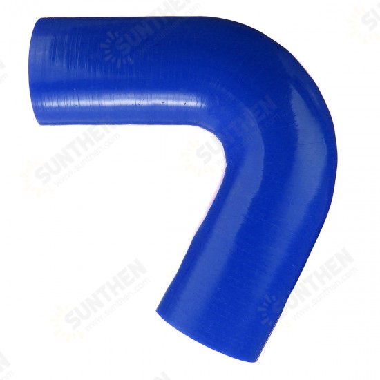 51-63mm 120 Degree Blue Silicone Tube 150mm Length Silicone Vacuum Hose Tubing Turbo Coolant Tube