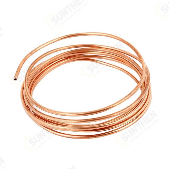 5/16 Inch Diameter 3/4/6m Soft Coil Brass Tube Hose Air Conditioner Pipe Refrigerant Gas R410A