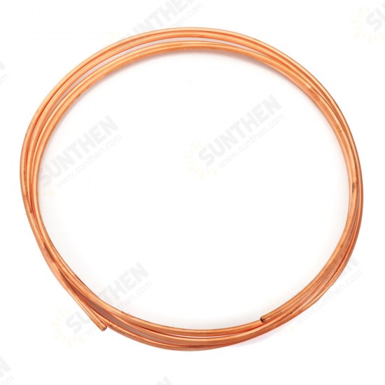 5/16 Inch Diameter 3/4/6m Soft Coil Brass Tube Hose Air Conditioner Pipe Refrigerant Gas R410A