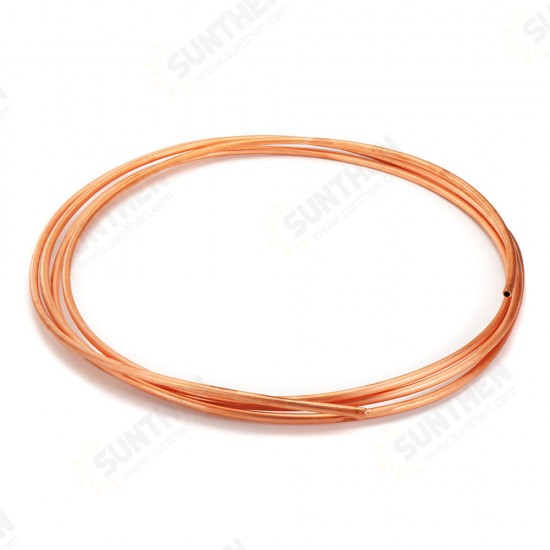 5/16 Inch Diameter 3/4/6m Soft Coil Brass Tube Hose Air Conditioner Pipe Refrigerant Gas R410A