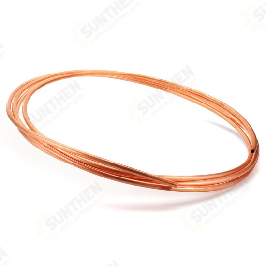 5/16 Inch Diameter 3/4/6m Soft Coil Brass Tube Hose Air Conditioner Pipe Refrigerant Gas R410A