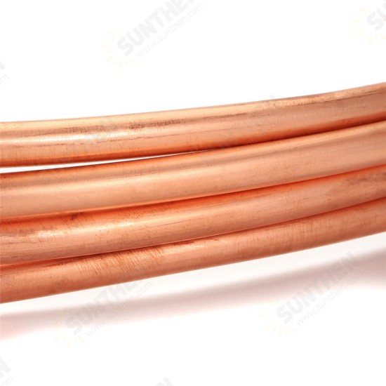 5/16 Inch Diameter 3/4/6m Soft Coil Brass Tube Hose Air Conditioner Pipe Refrigerant Gas R410A