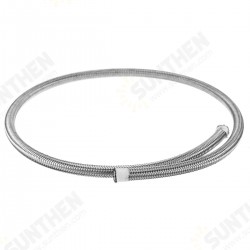 AN3 AN4 AN6 AN8 AN10 3FT Fuel Hose Oil Gas Line PTFE Stainless Steel Braided