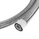 AN3 AN4 AN6 AN8 AN10 3FT Fuel Hose Oil Gas Line PTFE Stainless Steel Braided