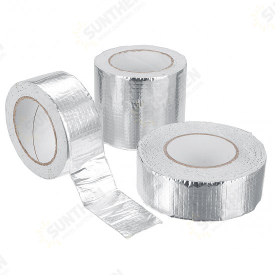 Aluminum Foil Butyl Rubber Tape Self Adhesive Waterproof Home Roof Pipe Repair Tape