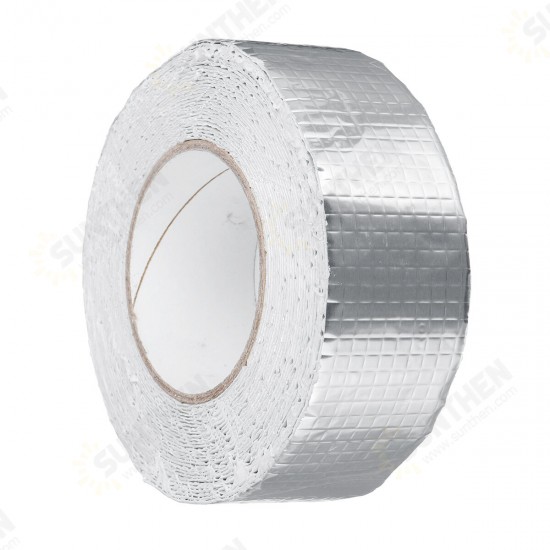 Aluminum Foil Butyl Rubber Tape Self Adhesive Waterproof Home Roof Pipe Repair Tape