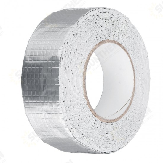 Aluminum Foil Butyl Rubber Tape Self Adhesive Waterproof Home Roof Pipe Repair Tape