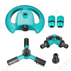Automatic Garden Lawn Water Sprinkler 360 Degree 3-Arm Rotating Sprinkler System Automatic Garden Lawn Water Sprinkler 360 Degree 3-Arm Rotating Sprinkler System