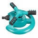 Automatic Garden Lawn Water Sprinkler 360 Degree 3-Arm Rotating Sprinkler System