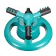 Automatic Garden Lawn Water Sprinkler 360 Degree 3-Arm Rotating Sprinkler System