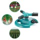 Automatic Garden Lawn Water Sprinkler 360 Degree 3-Arm Rotating Sprinkler System