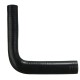 Black 150mm Length Silicone Tube 90 Degree Tubing Turbo Coolant Tube Silicone Vacuum Hose