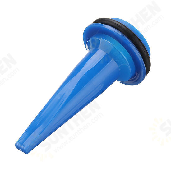 4pcs Glue Pistol Nozzle Tip Flat Head with Apron for Pneumatic Glue Pistol Soft Glass Glue Pistol