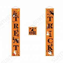 Halloween Porch Banner Outdoor Decorations for Home Hanging Pendant Ornament Halloween Porch Banner Outdoor Decorations for Home Hanging Pendant Ornament