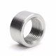 M18x1.5 Round Sensor Nut Thread Stainless Steel Exhaust Pipe Base O2 Oxygen Sensor Nut