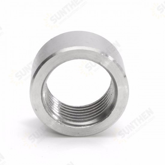 M18x1.5 Round Sensor Nut Thread Stainless Steel Exhaust Pipe Base O2 Oxygen Sensor Nut