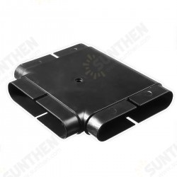 PVC Ventilation System Environmental Protection Flat PVC Tube Tee Connector 132x30mm PVC Ventilation System Environmental Protection Flat PVC Tube Tee Connector 132x30mm