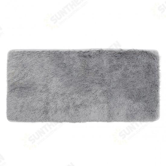 Soft Fluffy Rugs Anti-Skid Shaggy Area Rug Home Bedroom Floor Area Carpet