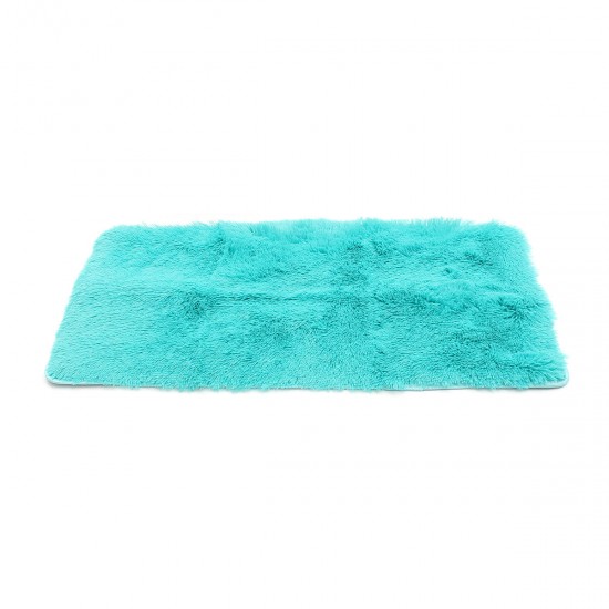 Soft Fluffy Rugs Anti-Skid Shaggy Area Rug Home Bedroom Floor Area Carpet