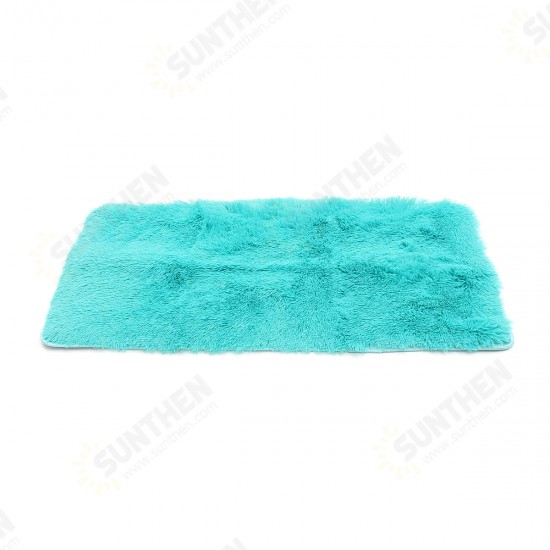 Soft Fluffy Rugs Anti-Skid Shaggy Area Rug Home Bedroom Floor Area Carpet