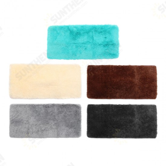 Soft Fluffy Rugs Anti-Skid Shaggy Area Rug Home Bedroom Floor Area Carpet