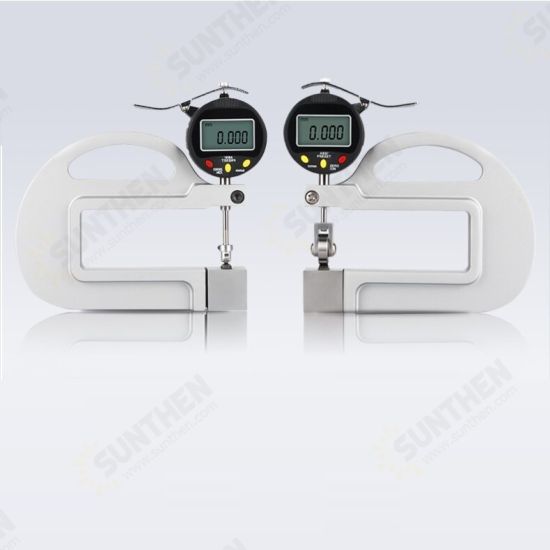 0-10mm 0.001mm High Accuracy Digital Micron Thickness Gauge with Roller Insert Computer PLC Connectable