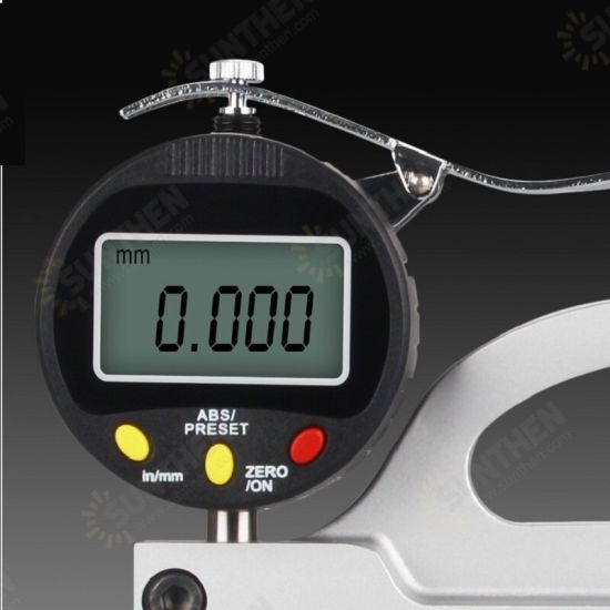 0-10mm 0.001mm High Accuracy Digital Micron Thickness Gauge with Roller Insert Computer PLC Connectable