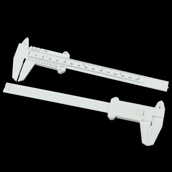 0-150mm/ 6inch 0.05mm Mini Double Scale Vernier Caliper Sliding Ruler Caliper Gauge Thickness Micrometer Jewelry Measuring Instrument Tool