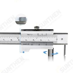 0-200mm Marking Vernier Caliper With Carbide Scriber Parallel Marking Gauging Ruler Measuring Instrument Tool 0-200mm Marking Vernier Caliper With Carbide Scriber Parallel Marking Gauging Ruler Measuring Instrument Tool