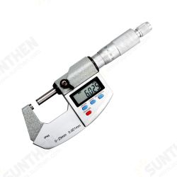 0-25mm 0.001mm Digital Micrometer Spiral Micrometer Spiral Electronic Outer Diameter Thickness Gauge IP65 Waterproof Digital + Scale Display 0-25mm 0.001mm Digital Micrometer Spiral Micrometer Spiral Electronic Outer Diameter Thickness Gauge IP65 Waterproof Digital + Scale Display